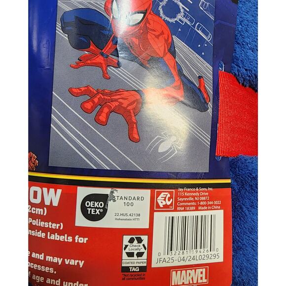 Marvel Spider-Man fleece throw 50'' x 60 ''-NEW - Picture 7 of 7